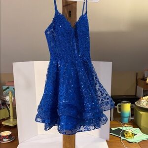 Elegant Royal Blue  Formal Dress